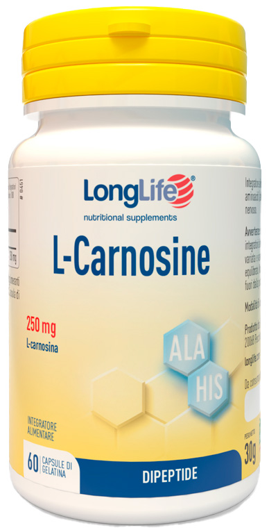 LONGLIFE L-CARNOSINE 60 CAPSULE - Parafarmacia Mostacciano