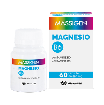 MASSIGEN MAGNESIO B6 60 CAPSULE - Parafarmacia Mostacciano