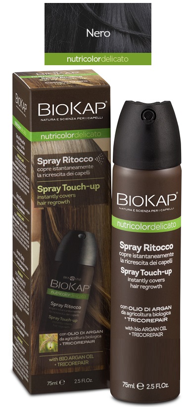 BIOS LINE BIOKAP NUTRICDEL SPRAY RITOCCO NERO 75 ML - Parafarmacia Mostacciano