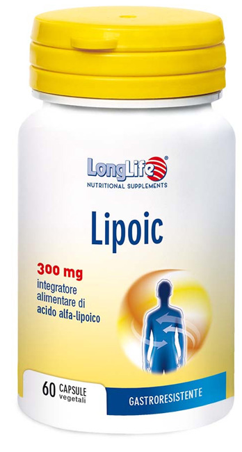 LONGLIFE LIPOIC 60 CAPSULE VEGETALI - Parafarmacia Mostacciano