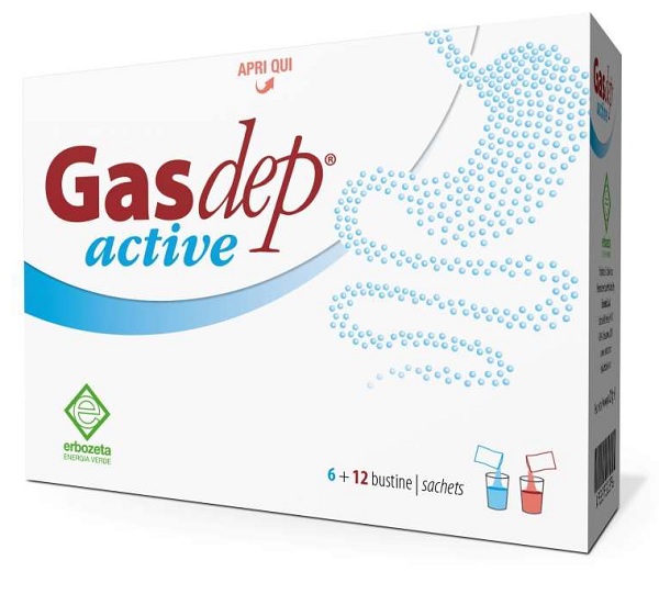 GASDEP ACTIVE 6+12 BUSTINE - Parafarmacia Mostacciano