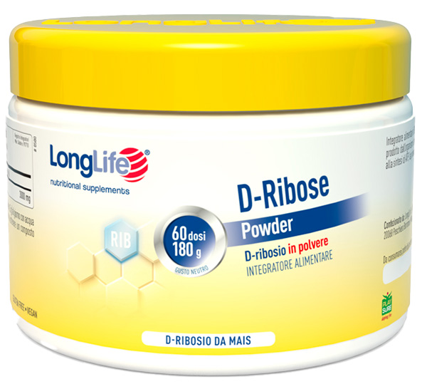LONGLIFE D-RIBOSE POWDER 180 G - Parafarmacia Mostacciano