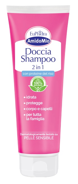 EUPHIDRA AMIDOMIO DOCCIA SHAMPOO 2 IN 1 250 ML - Parafarmacia Mostacciano