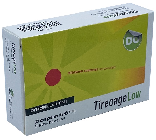 TIREOAGE LOW 30 COMPRESSE 850 MG - Parafarmacia Mostacciano