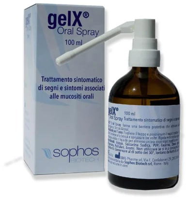 GEL SPRAY ORALE PER TRATTAMENTO SINTOMATICO SEGNI E SINTOMI ASSOCIATI ALLE MUCOSITI ORALI - Parafarmacia Mostacciano