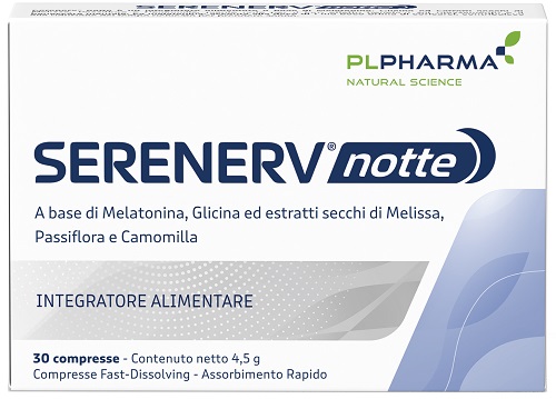 SERENERV NOTTE 40 COMPRESSE 0,8 MG - Parafarmacia Mostacciano