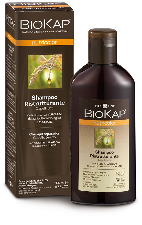 BIOKAP NUTRICOLOR SHAMPOO RISTRUTTURANTE 200 ML - Parafarmacia Mostacciano