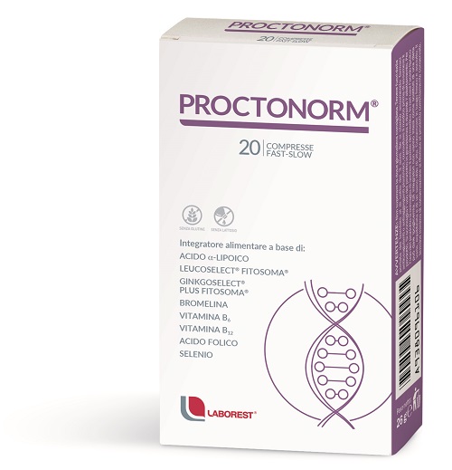 PROCTONORM 20 COMPRESSE - Parafarmacia Mostacciano