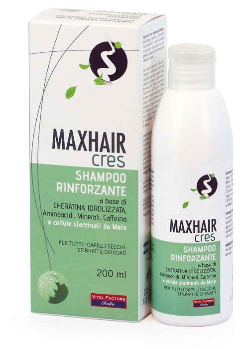 MAX HAIR CRES SH RINF 200ML - Parafarmacia Mostacciano