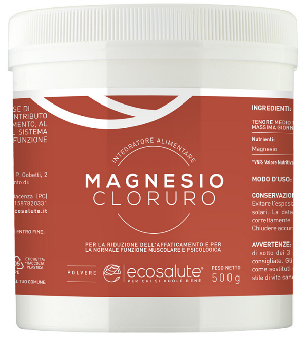 MAGNESIO CLORURO POLVERE 500 G - Parafarmacia Mostacciano