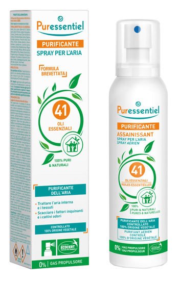 PURESSENTIEL PURIFICANTE SPRAY 41 OLI ESSENZIALI 200 ML - Parafarmacia Mostacciano