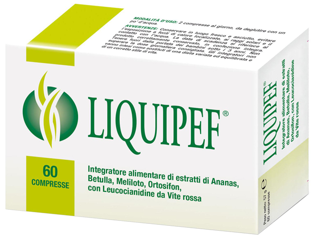 LIQUIPEF 60 COMPRESSE - Parafarmacia Mostacciano