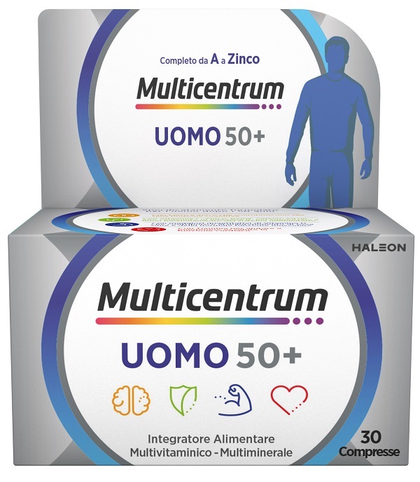 MULTICENTRUM UOMO 50+ 30 COMPRESSE - Parafarmacia Mostacciano