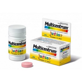 MULTICENTRUM JUNIOR 30 COMPRESSE - Parafarmacia Mostacciano