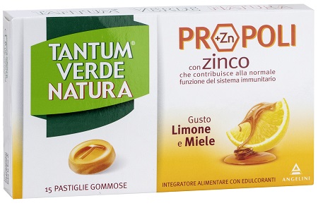 TANTUM VERDE NATURA PASTIGLIE GOMMOSE LIMONE & MIELE 30 G - Parafarmacia Mostacciano