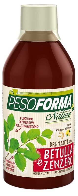 PESOFORMA NATURE DRENANTE BETULLA E ZENZERO 500 ML - Parafarmacia Mostacciano
