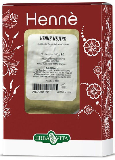 HENNE COLORANTE CAPELLI NEUTRO 100 G - Parafarmacia Mostacciano