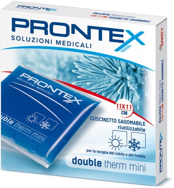 PRONTEX CUSCINETTO IN GEL RIUTILIZZABILE DOUBLE THERM 11X11CM - Parafarmacia Mostacciano