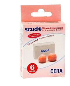 TAPPO AURICOLARE EARPLUG SCUDO IN CERA 6 COPPIE 12 PEZZI ARTICOLO 7EN081 - Parafarmacia Mostacciano