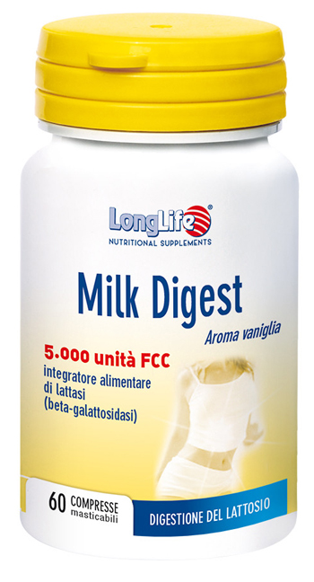 LONGLIFE MILK DIGEST 60 CAPSULE - Parafarmacia Mostacciano