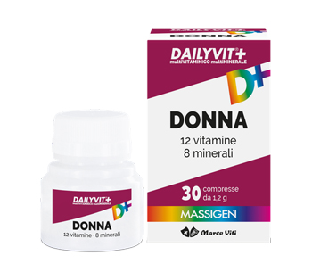DAILYVIT+ DONNA MULTIVITAMINICO E MULTIMINERALE 30 COMPRESSE RIVESTITE - Parafarmacia Mostacciano