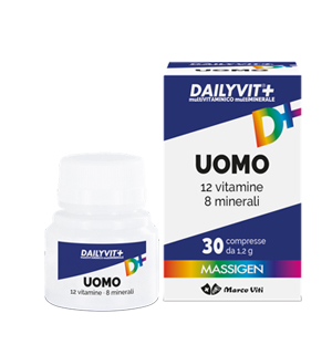 DAILYVIT+ UOMO MULTIVITAMINICO E MULTIMINERALE 30 COMPRESSE RIVESTITE - Parafarmacia Mostacciano