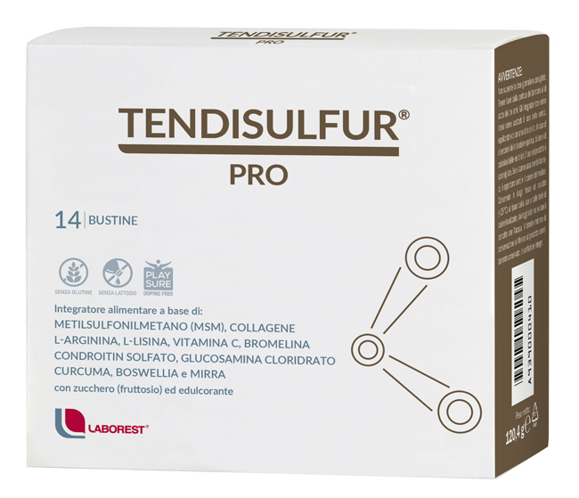 TENDISULFUR PRO 14 BUSTINE DA 8,6G - Parafarmacia Mostacciano