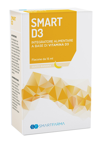 SMART D3 GOCCE 15 ML GUSTO BANANA - Parafarmacia Mostacciano