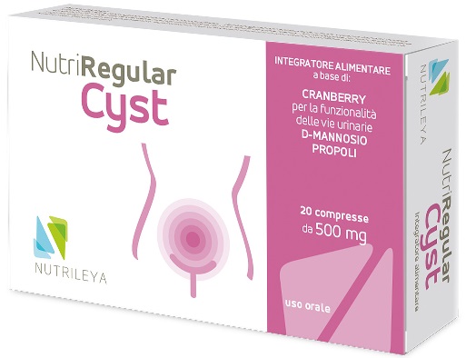 NUTRIREGULAR CYST 20 CAPSULE 500 MG - Parafarmacia Mostacciano