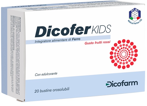 DICOFER KIDS 20 BUSTINE OROSOLUBILI - Parafarmacia Mostacciano