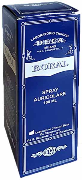 BORAL SPRAY AURICOLARE 100 ML - Parafarmacia Mostacciano
