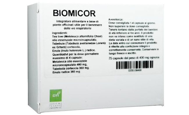 BIOMICOR 75 CAPSULE - Parafarmacia Mostacciano