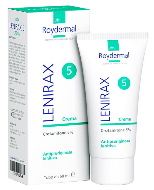 CREMA DERMATOLOGICA AL CROTAMITONE 5 % LENIRAX 5 50ML - Parafarmacia Mostacciano
