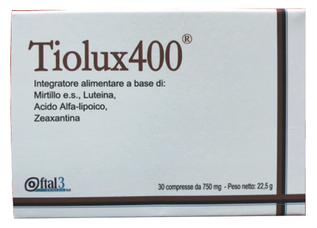 TIOLUX 400 30 COMPRESSE - Parafarmacia Mostacciano