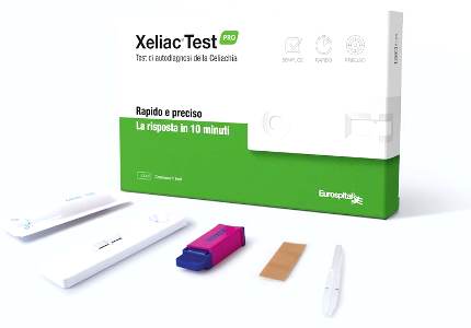 XELIAC TEST PRO DETERMINAZIONE ANTICORPI IGA E IGG ASSOCIATI ALLA MALATTIA CELIACA 1 PEZZO - Parafarmacia Mostacciano