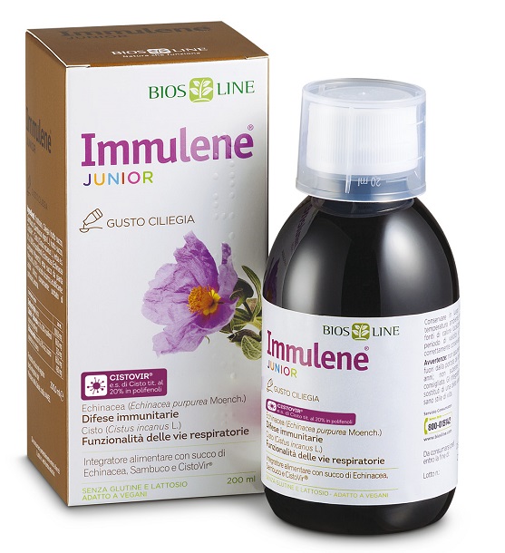 BIOSLINE IMMULENE JUNIOR 200 ML - Parafarmacia Mostacciano