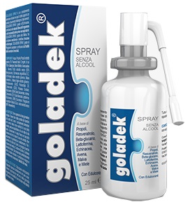 GOLADEK SPRAY NO ALCOOL 25 ML - Parafarmacia Mostacciano