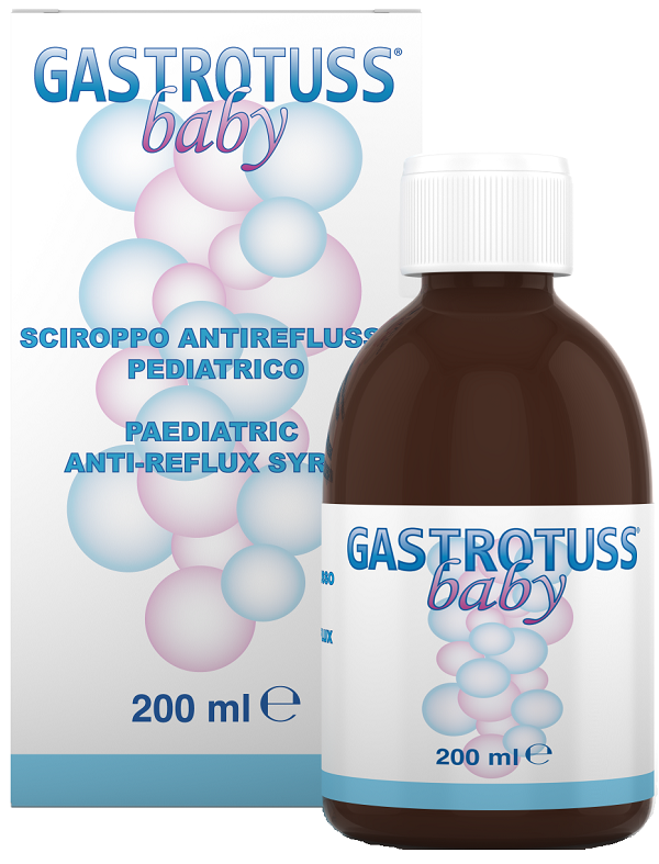 BABY SCIROPPO ANTIREFLUSSO GASTROTUSS 200 ML - Parafarmacia Mostacciano