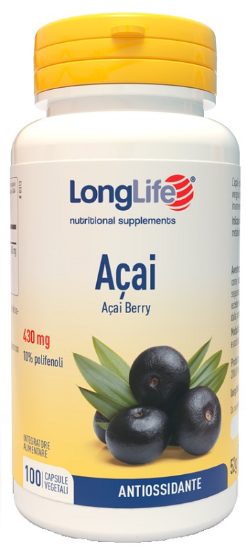 LONGLIFE ACAI 100 CAPSULE - Parafarmacia Mostacciano