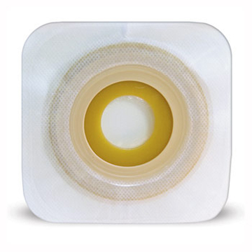 PLACCA PIANA MODELLABILE PER STOMIA DUE PEZZI 22-33MM FLANGIA 48MM CON ADESIVO IDROCOLLOIDALE 5 PEZZI - Parafarmacia Mostacciano