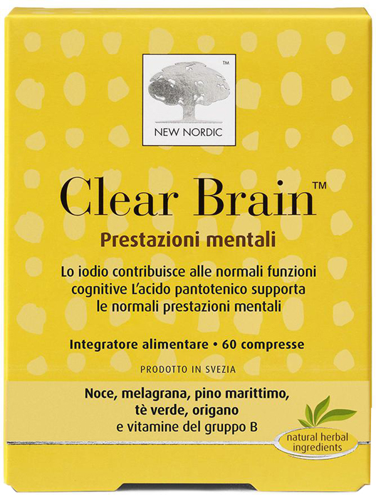 CLEAR BRAIN 60 COMPRESSE 03/25 - Parafarmacia Mostacciano