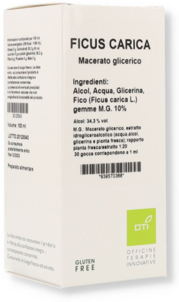 FICUS CARICA MACERATO GLICERICO 10% GOCCE 100ML - Parafarmacia Mostacciano