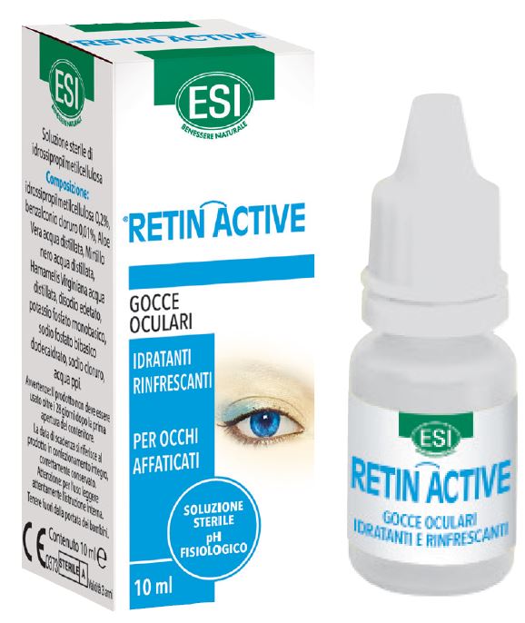 ESI RETIN ACTIVE MIRTILLO GOCCE OCULARI 1 FLACONE 10 ML - Parafarmacia Mostacciano