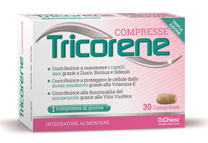 TRICORENE 30 COMPRESSE - Parafarmacia Mostacciano