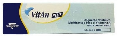 UNGUENTO OFTALMICO LUBRIFICANTE VITAN PLUS 5 G - Parafarmacia Mostacciano