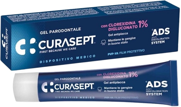 CURASEPT ADS GEL PARODONTALE CLOREXIDINA DIGLUCONATO 1% 30 ML - Parafarmacia Mostacciano
