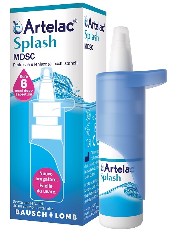 ARTELAC SPLASH MULTIDOSE GOCCE OCULARI FLACONE 10 ML - Parafarmacia Mostacciano