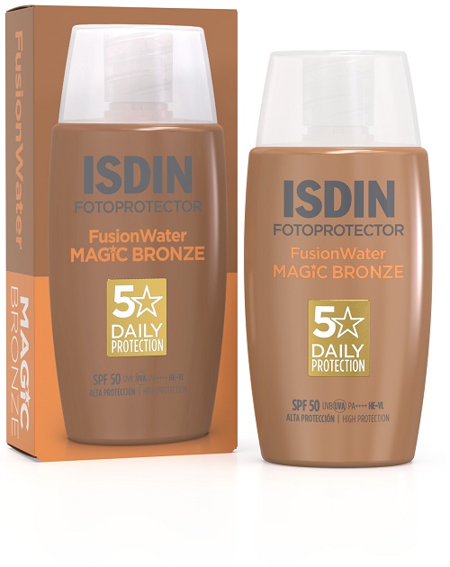 FUSION WATER MAGIC COLOR BRONZE SPF50 50 ML - Parafarmacia Mostacciano
