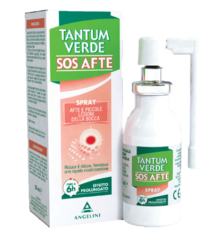 TANTUM VERDE SOS AFTE SPRAY 20 ML - Parafarmacia Mostacciano