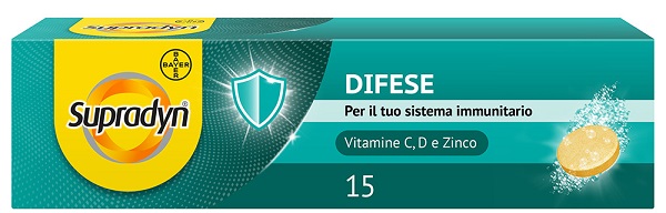 SUPRADYN DIFESE 15 COMPRESSE EFFERVESCENTI - Parafarmacia Mostacciano